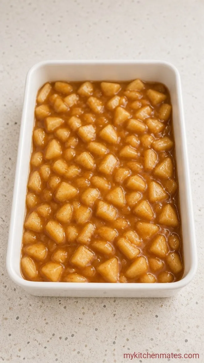 Step 1: Spread the Apple Filling