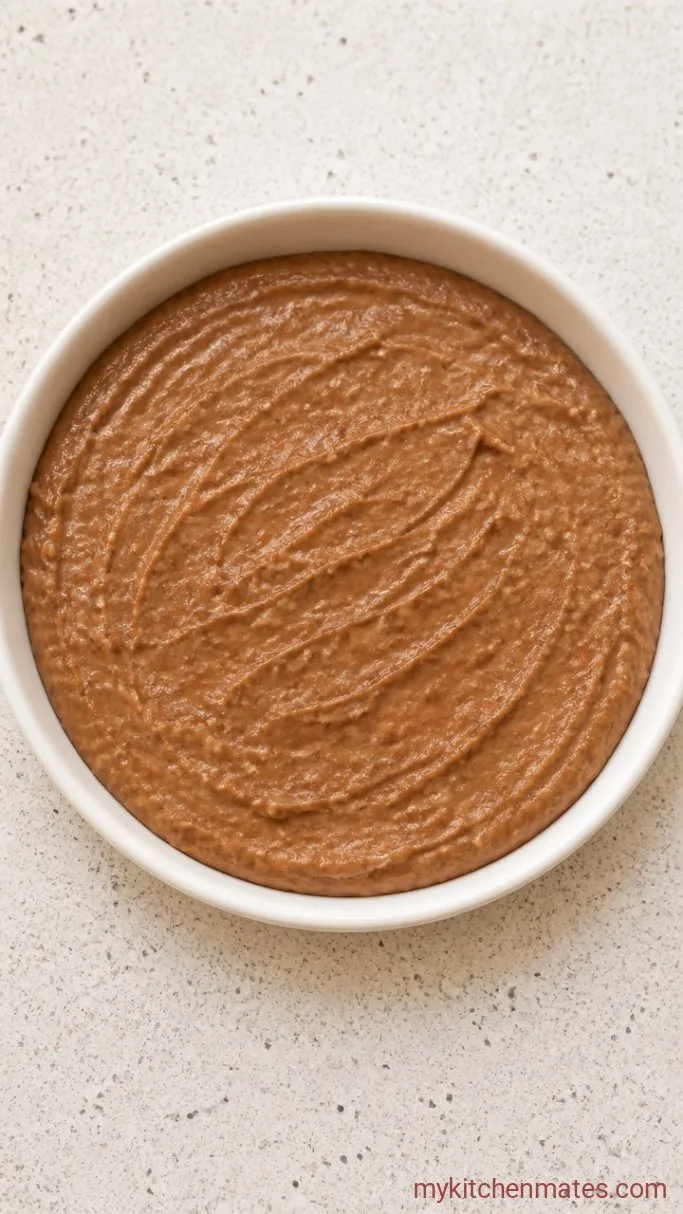 Step 1: Spread the Bean Layer