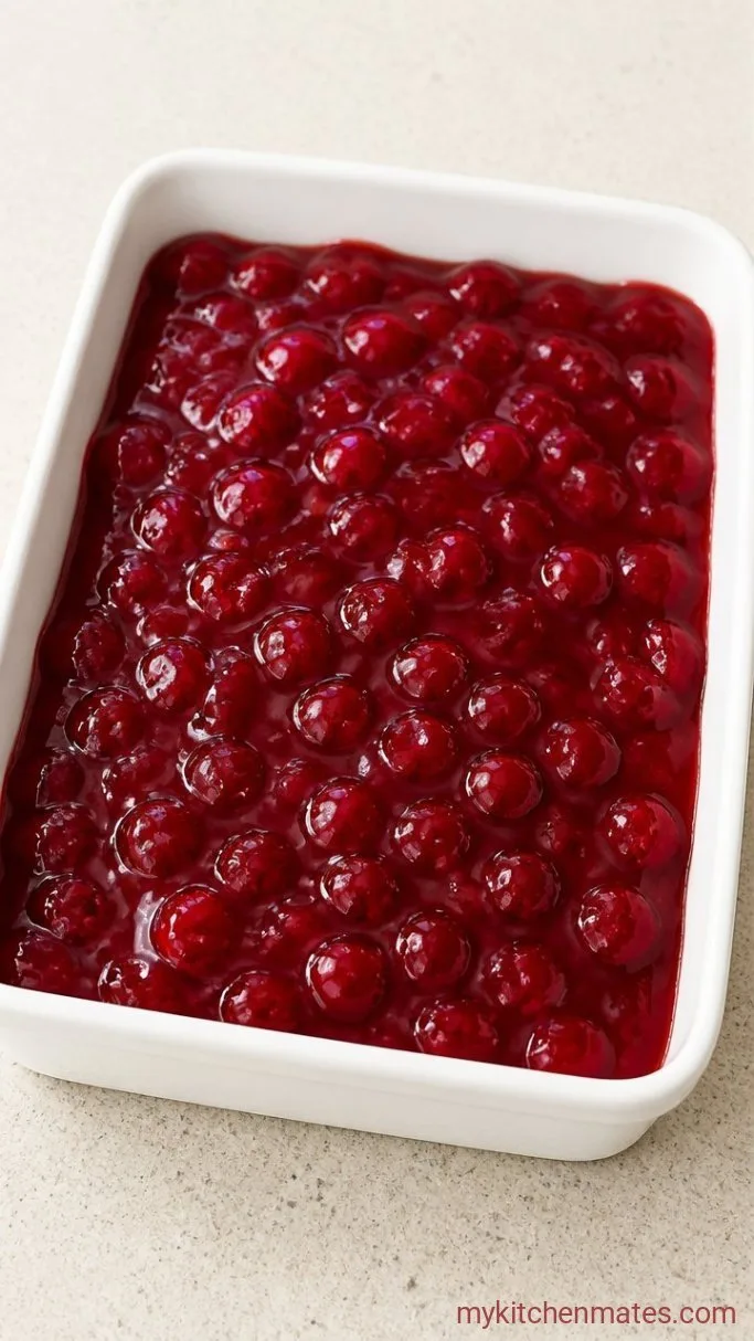 Step 1: Spread the Cherry Filling