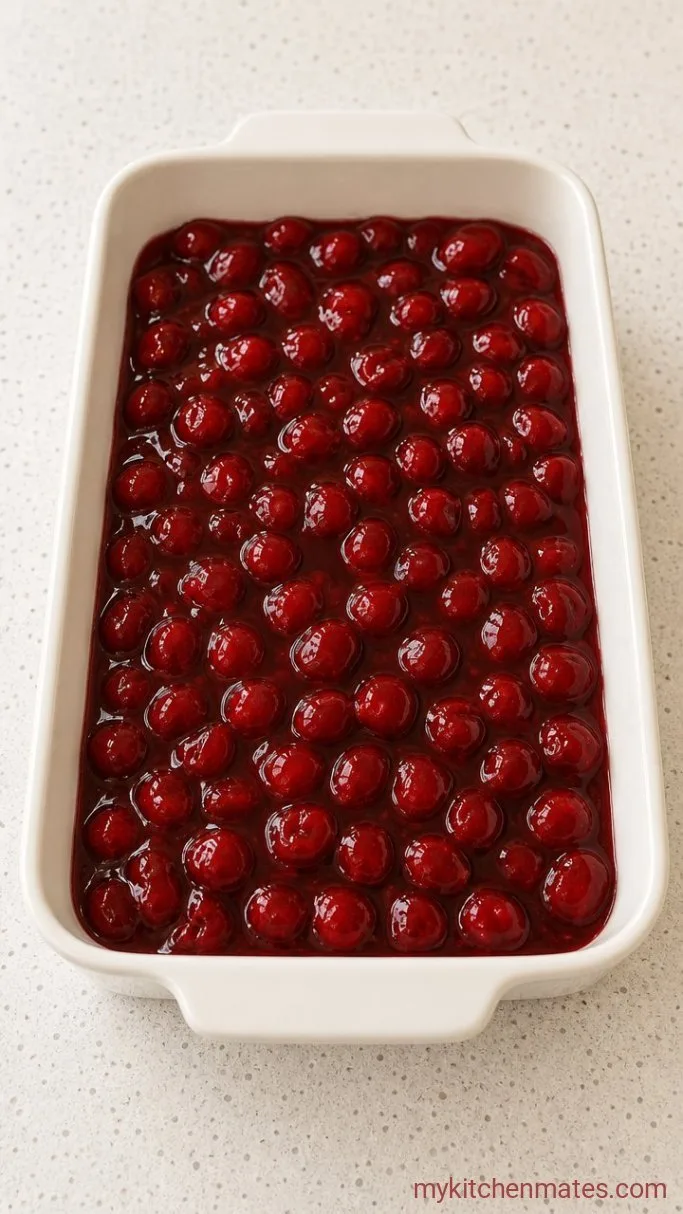 Step 1: Spread the Cherry Filling