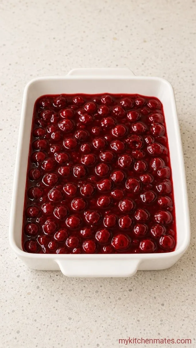 Step 1: Spread the Cherry Filling