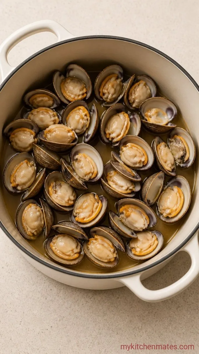 Step 1: Steam the Clams