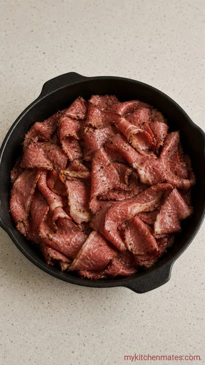 Step 1: Steam the Pastrami