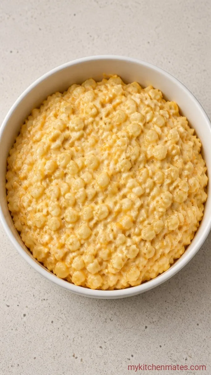 Slow Cooker Cheesy Potatoes with a Buttery Crunch Step 1: Stir Together the Cheesy Potato Base