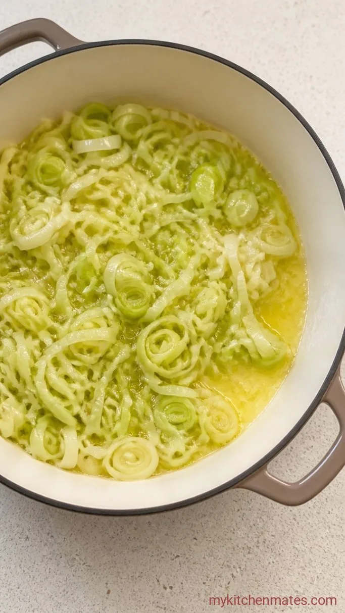 Step 1: Sweat the Leeks