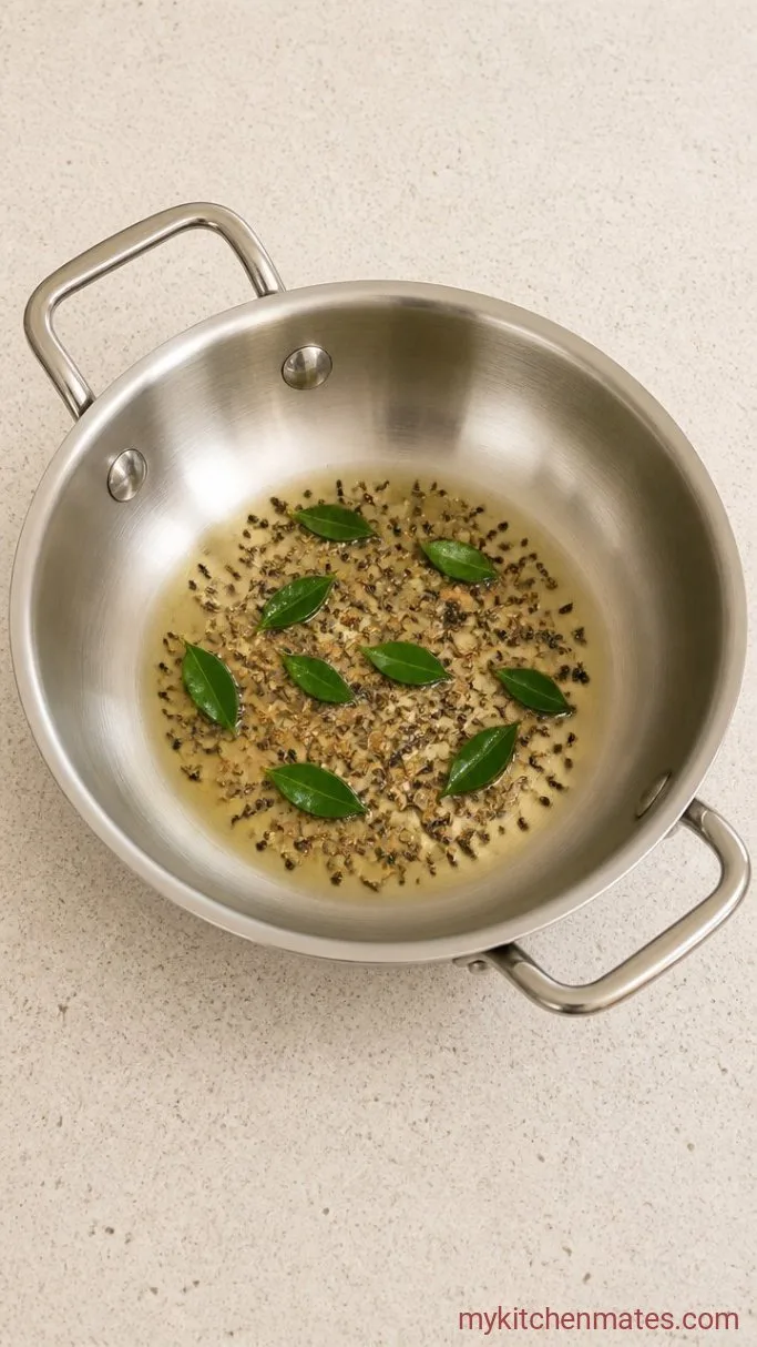 Step 1: Temper the Spices