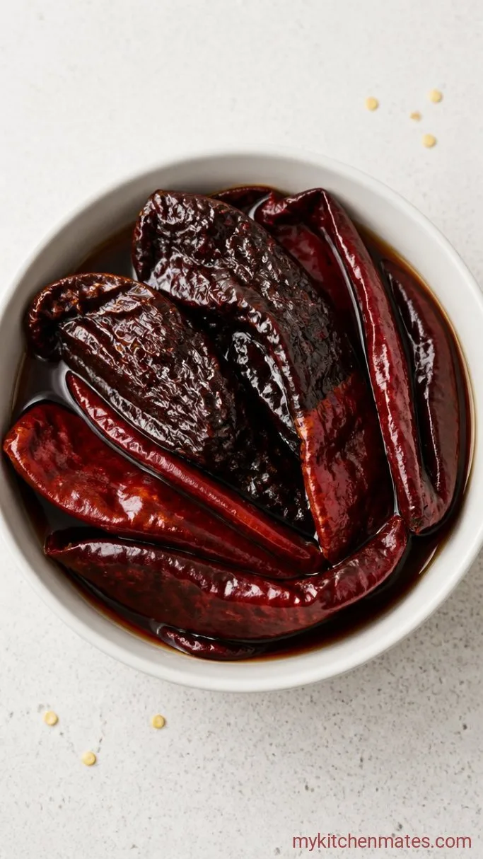 Crockpot Birria Tacos with Rich Dipping Consommé Step 1: Toast and Soak the Chiles