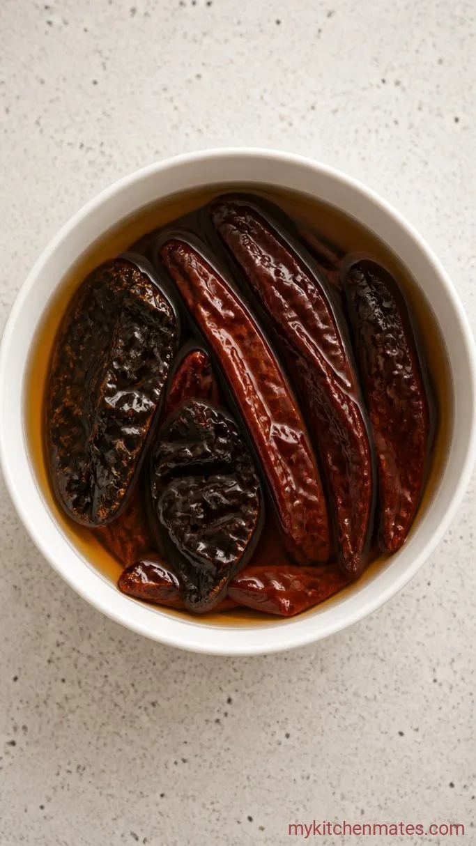 Step 1: Toast and Soak the Dried Chiles