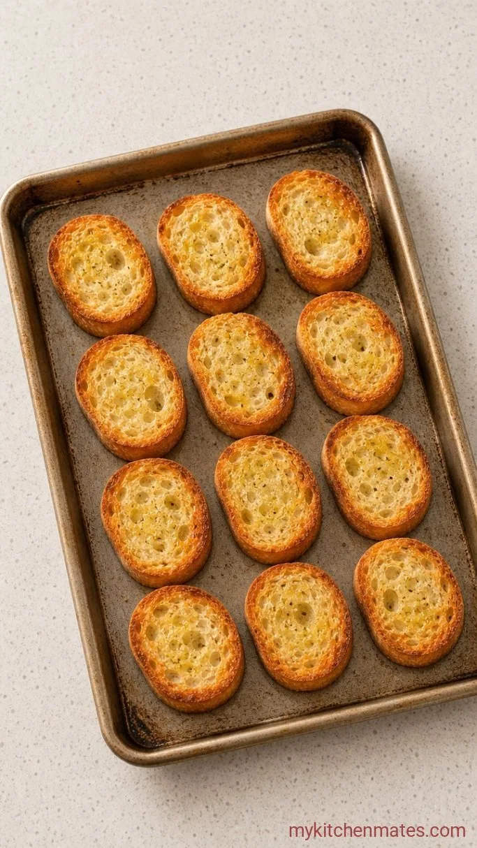 Step 1: Toast the Baguette Slices