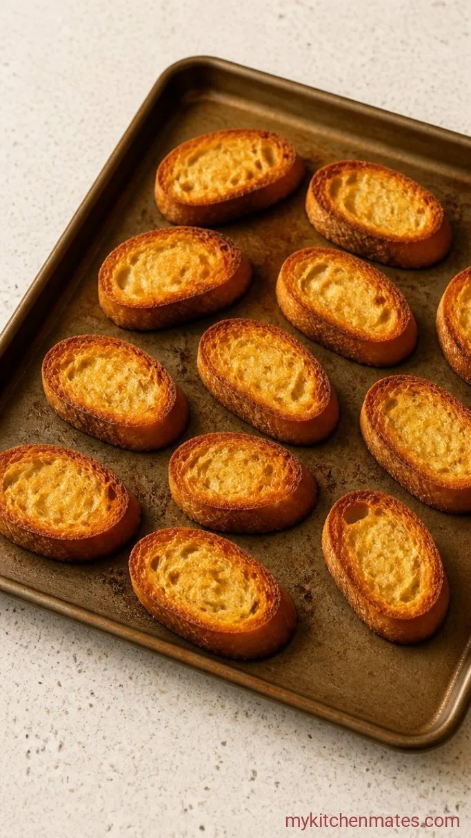 Step 1: Toast the Baguette Slices