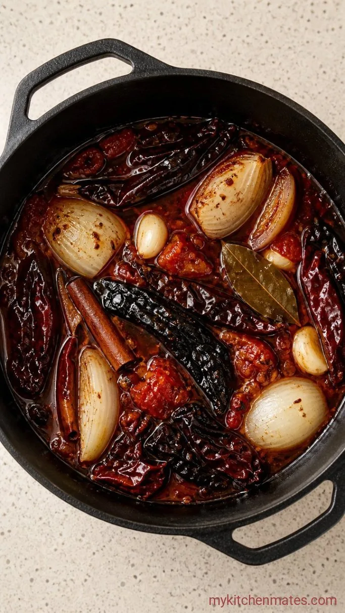 Step 1: Toast the Chiles and Build the Braising Liquid