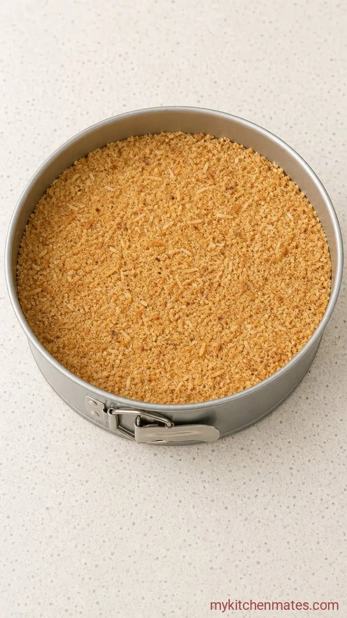 Step 1: Toast the Coconut and Make the Crust