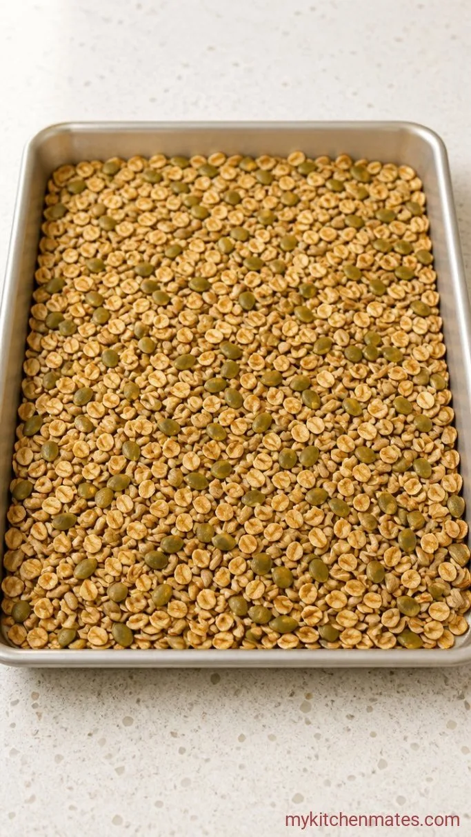 Step 1: Toast the Oats and Seeds