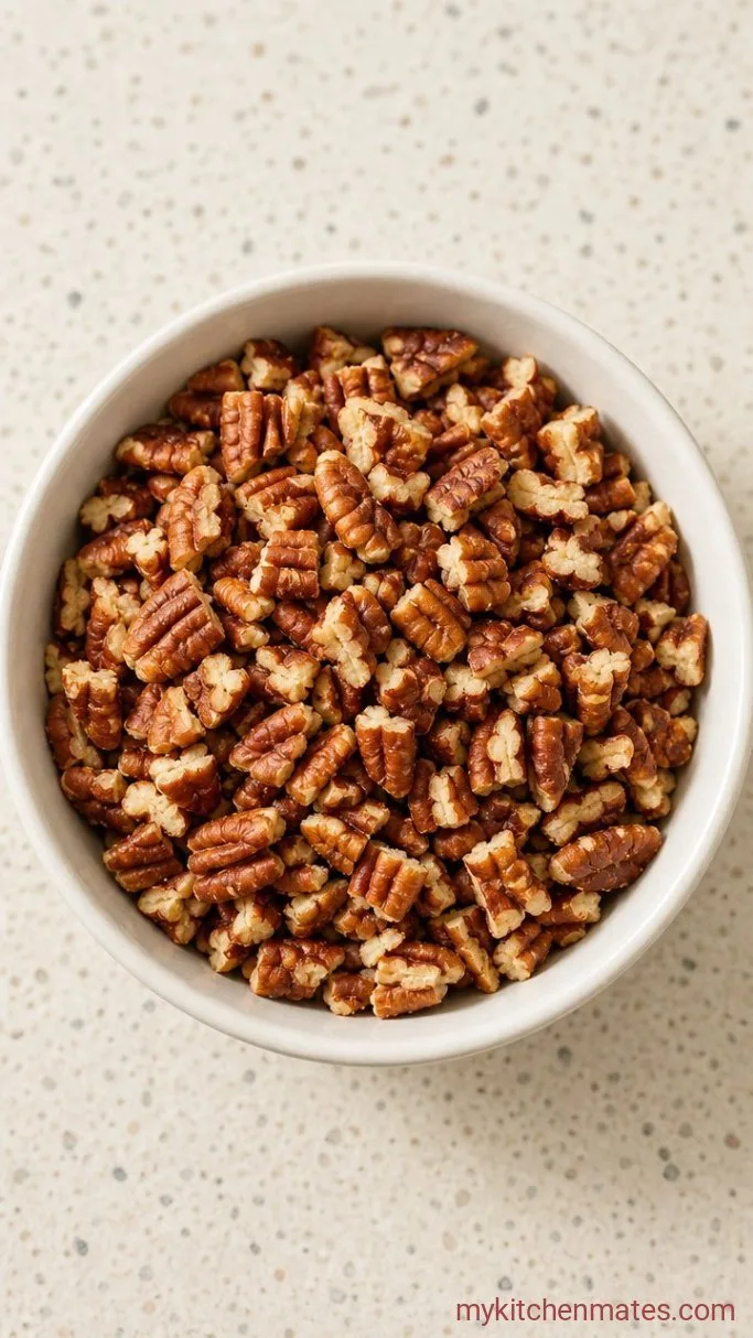 Toasted Pecan Bundt Cake with Brown Butter Glaze Step 1: Toast the Pecans