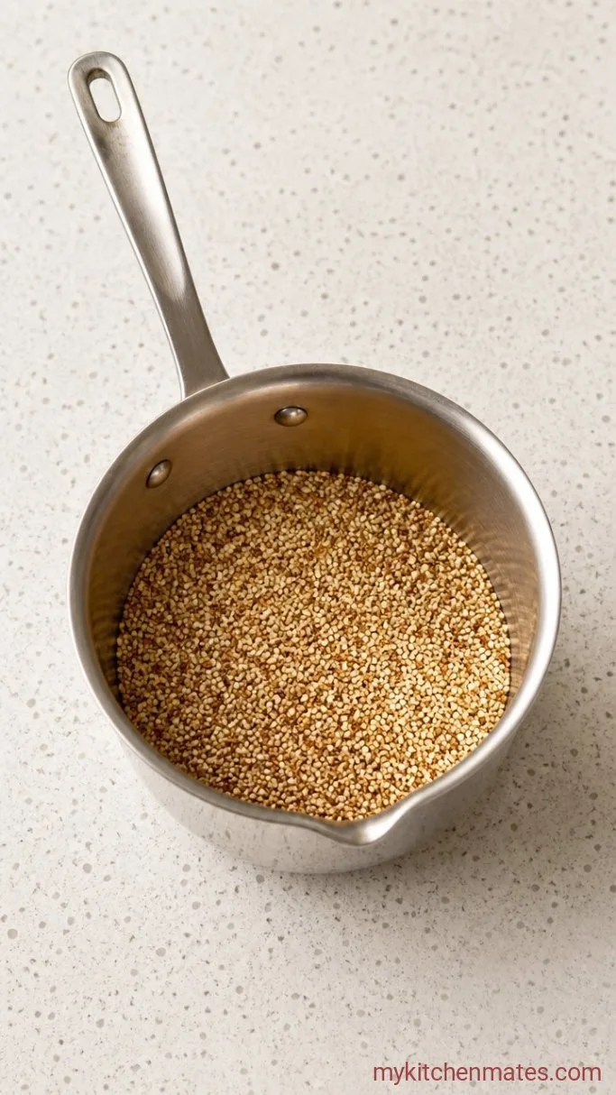 Step 1: Toast the Quinoa