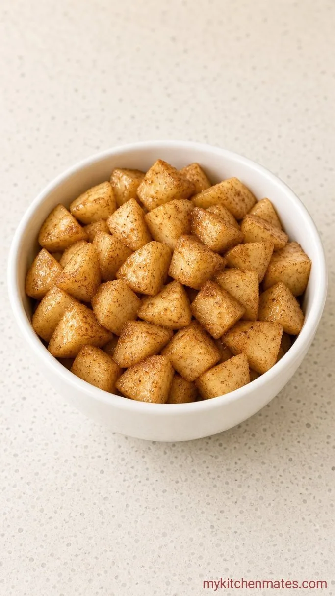 Step 1: Toss the Apples in Cinnamon Sugar