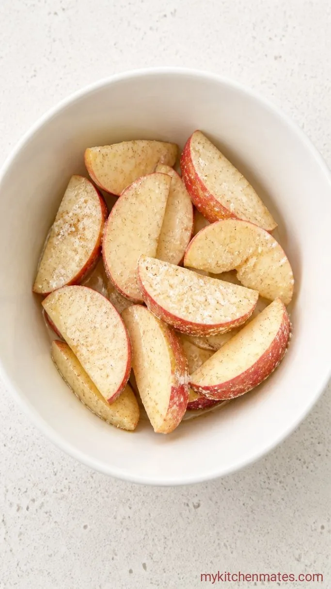Healthy Apple Crisp Step 1: Toss the Apples