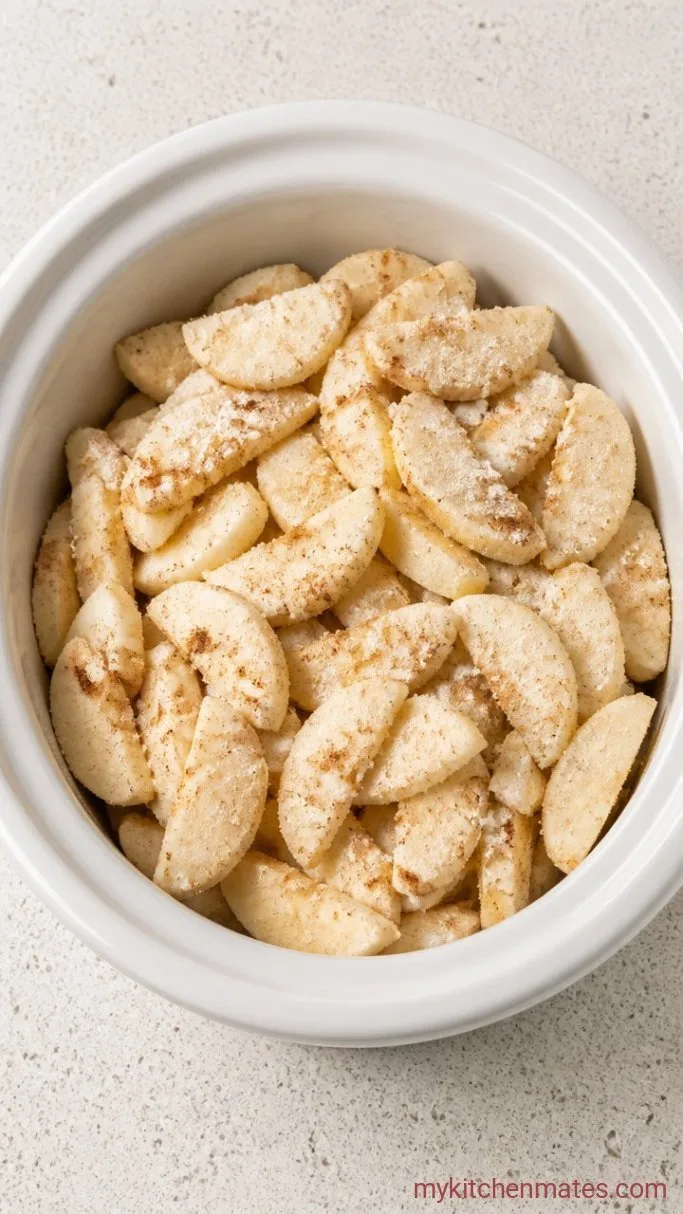 Step 1: Toss the Apples