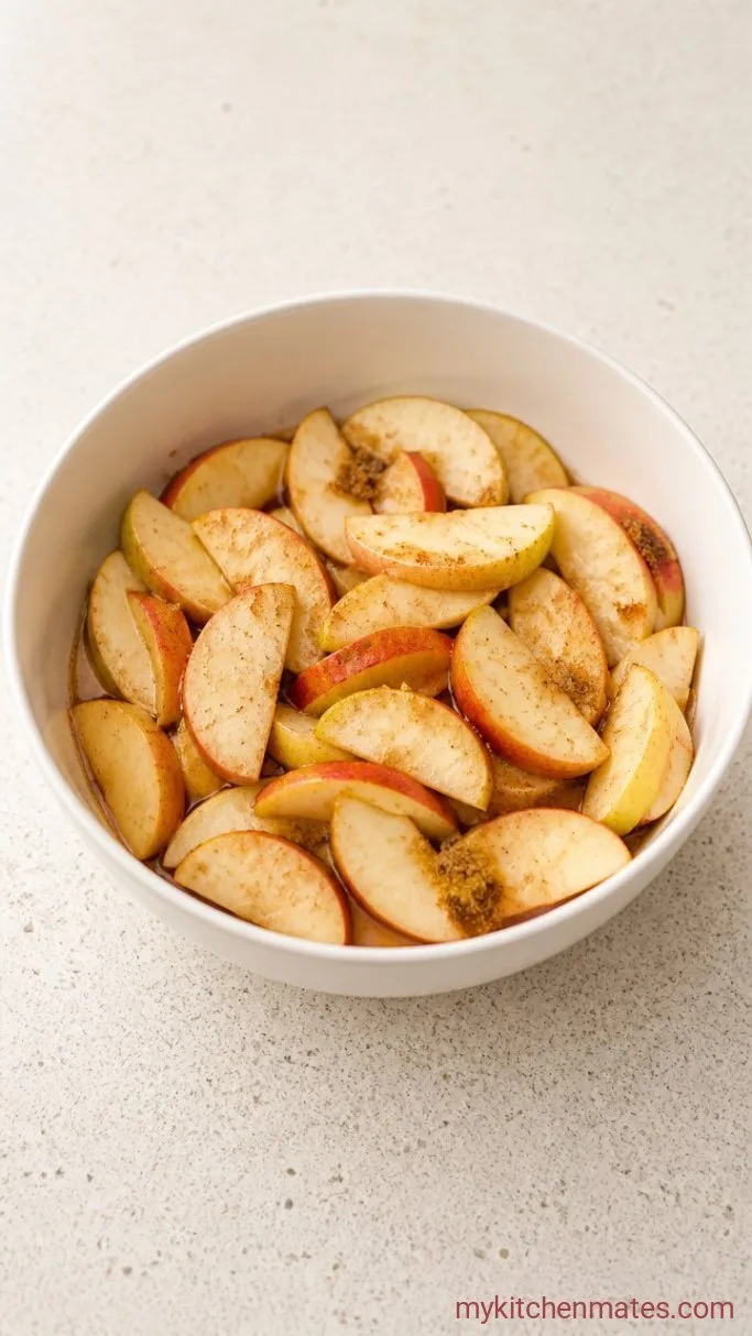 Step 1: Toss the Apples