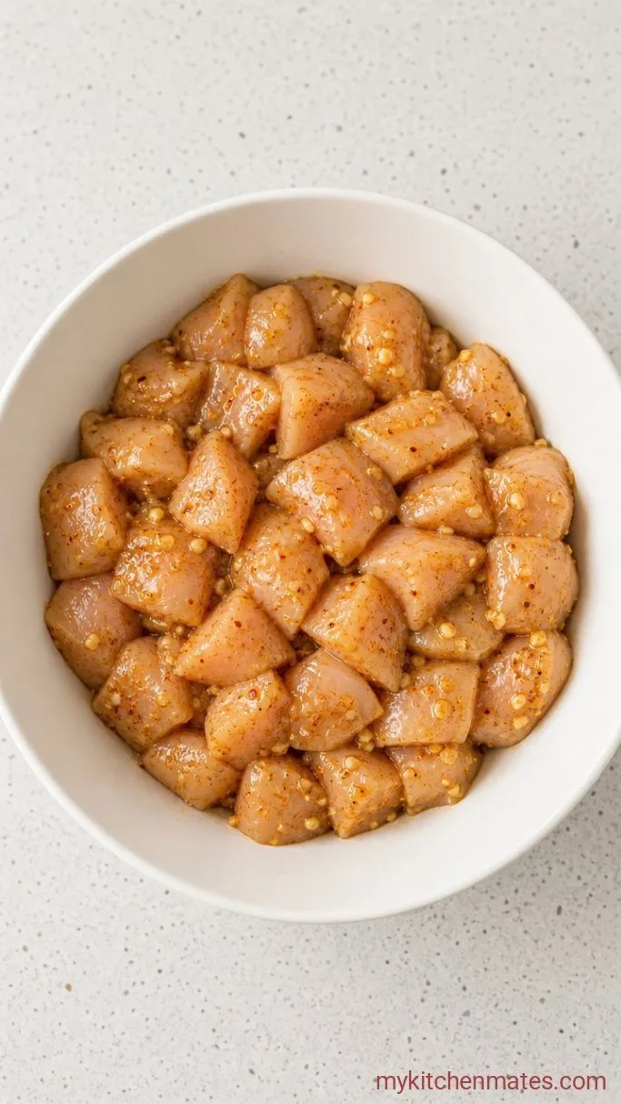 Step 1: Toss the Chicken in the Marinade
