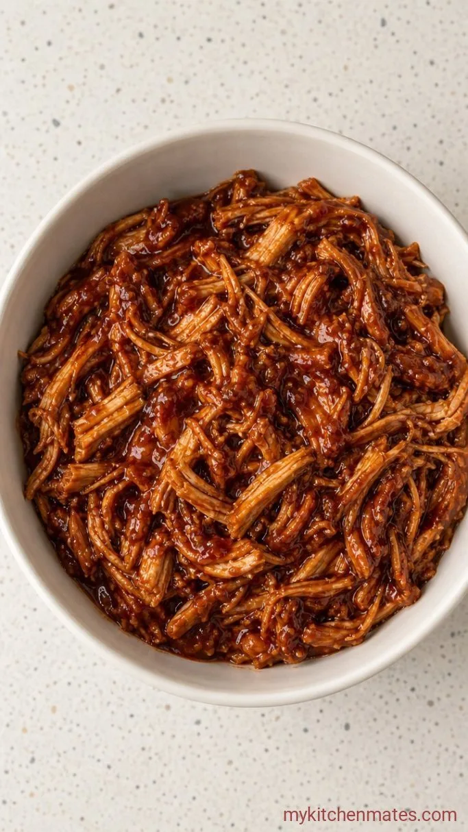 30-Minute BBQ Chicken Quesadillas Step 1: Toss the Chicken with BBQ Sauce