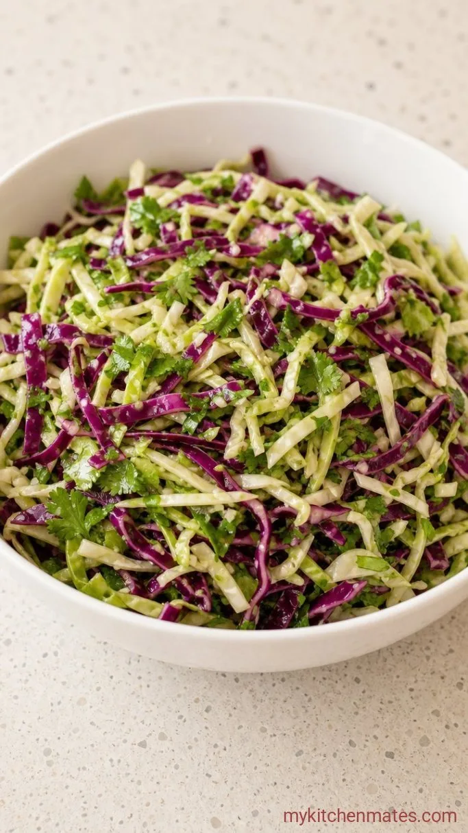 Step 1: Toss the Lime Slaw