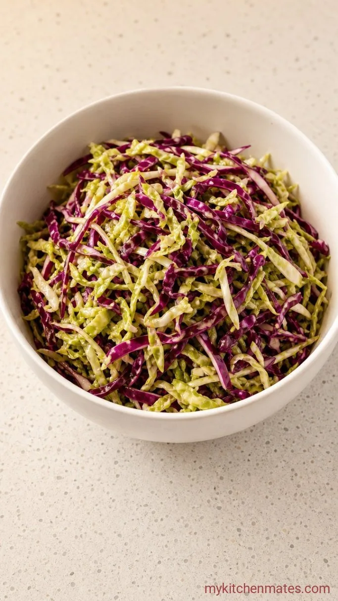 30-Minute Crispy Fried Shrimp Tacos Step 1: Toss the Slaw