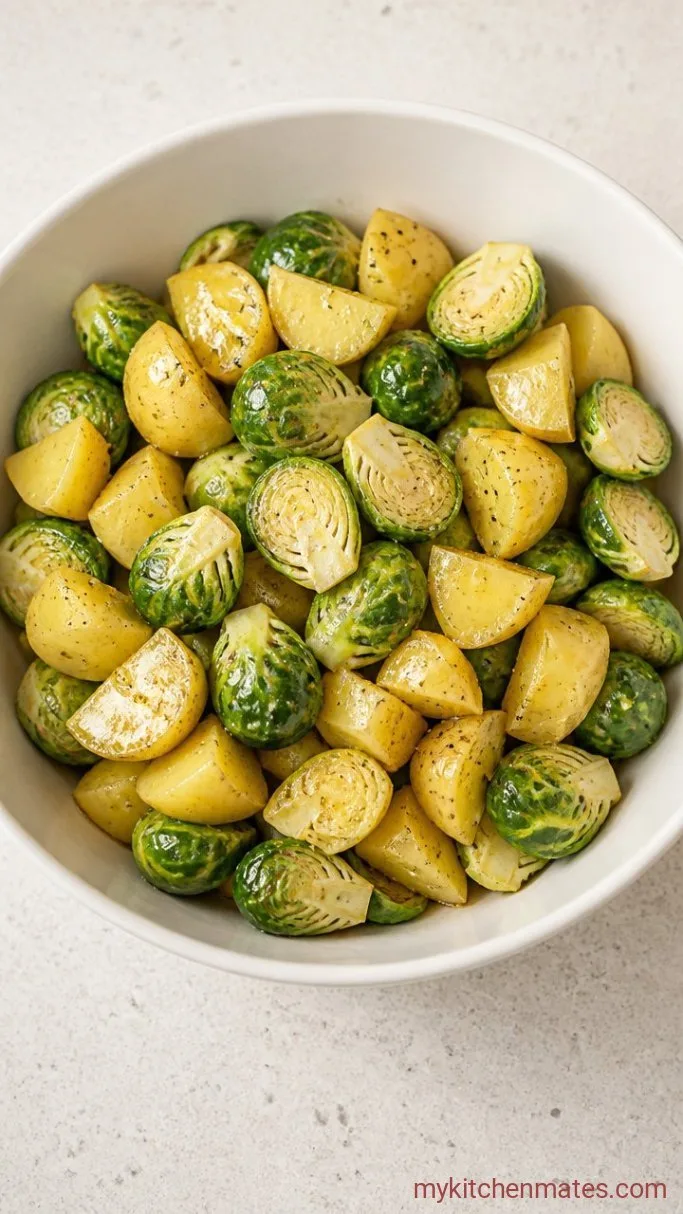 Step 1: Toss the Vegetables with Oil and Seasoning