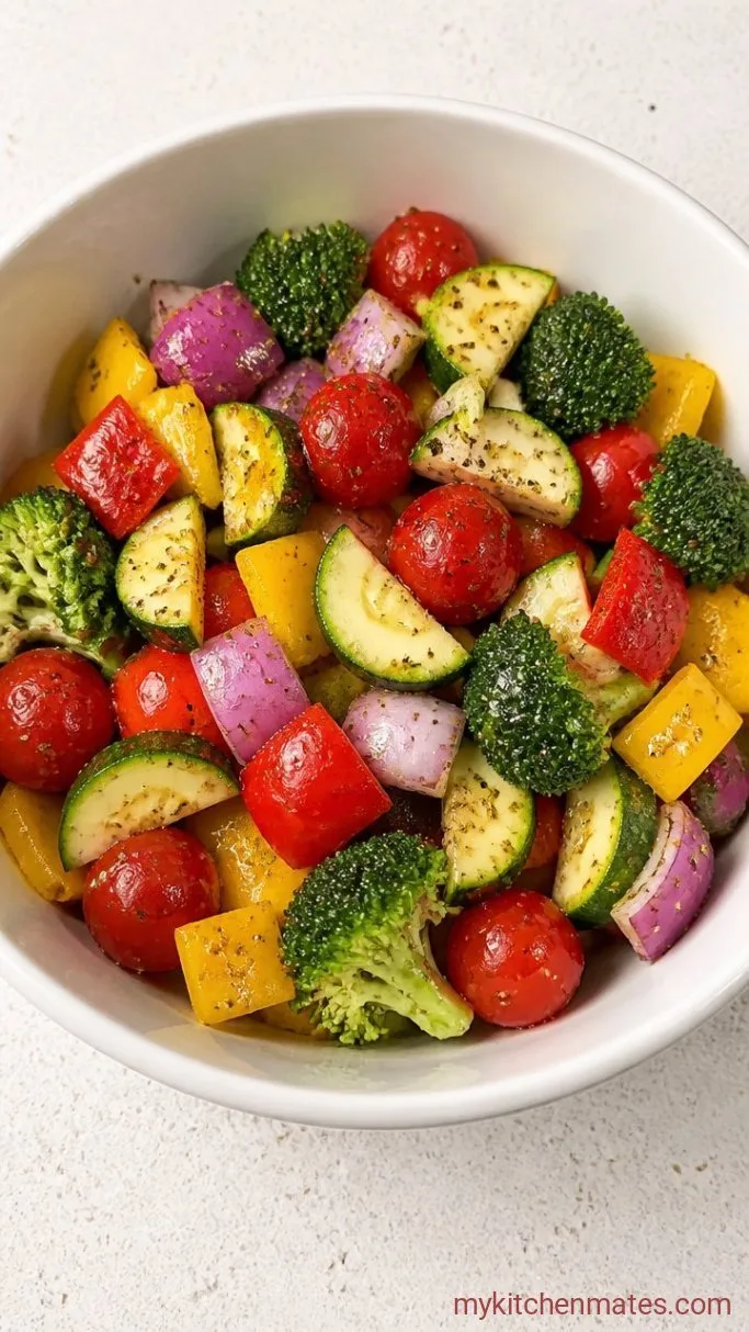 Step 1: Toss the Vegetables with Seasoning
