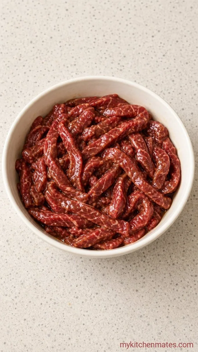 Step 1: Velvet the Beef
