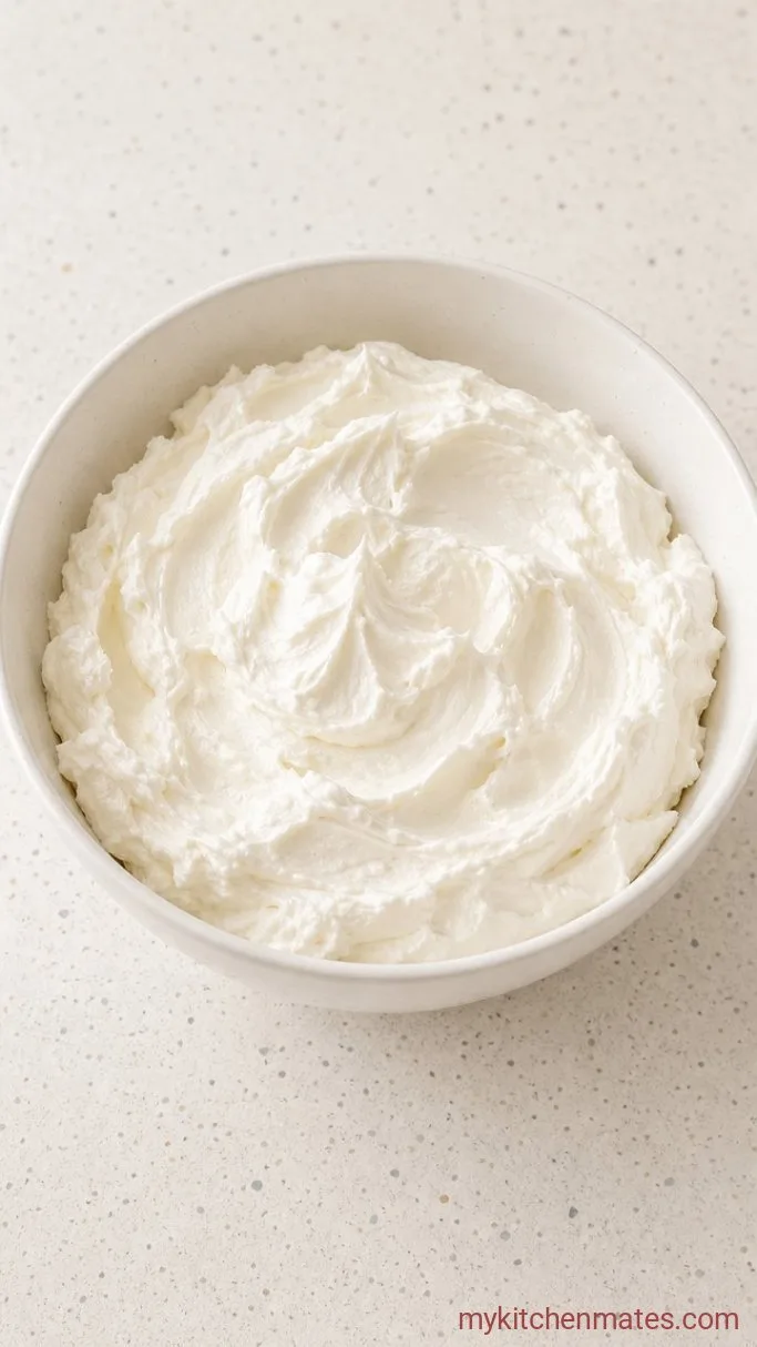 Easy No-Bake Oreo Biscuit Cake Step 1: Whip the Cream Filling
