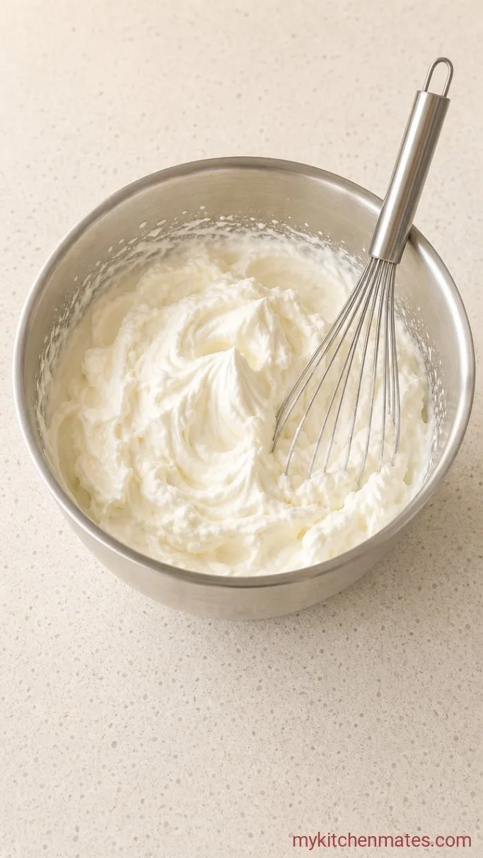 No-Churn Oreo Ice Cream (4 Ingredients) Step 1: Whip the Cream