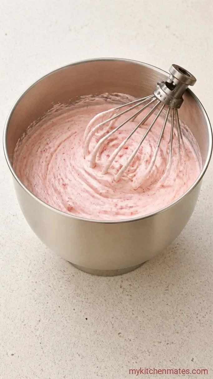 Step 1: Whip the Strawberry Cream Filling
