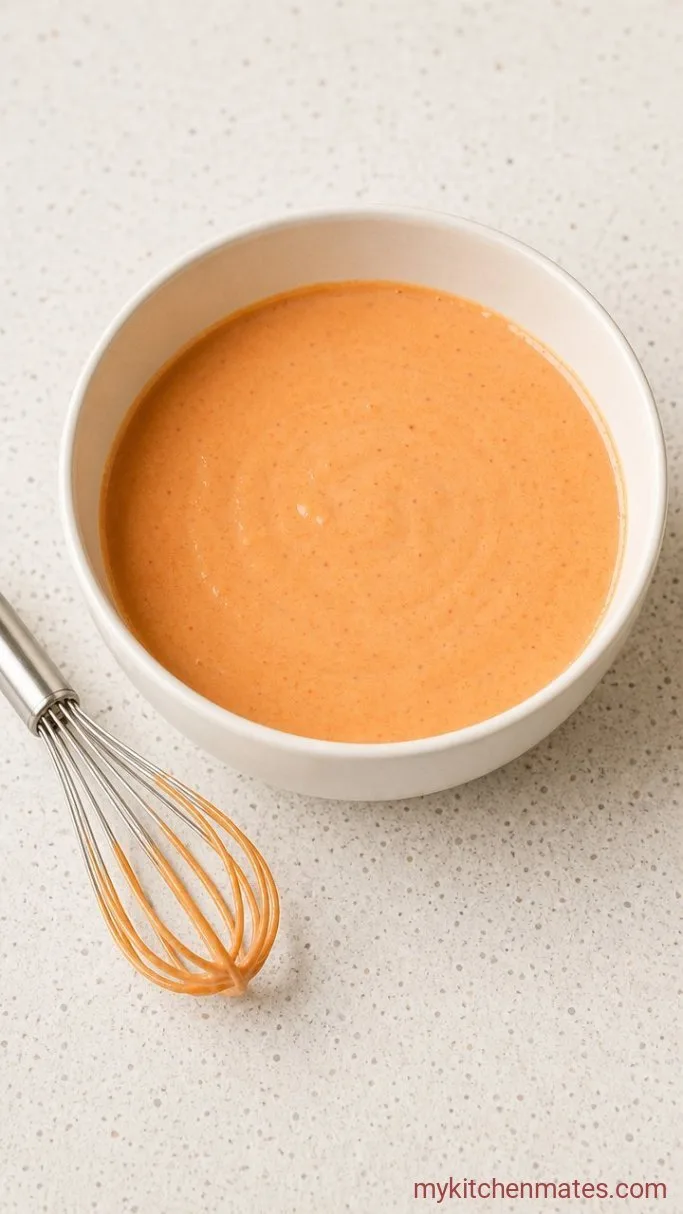 Crispy Air Fryer Bang Bang Salmon Bites Step 1: Whisk the Bang Bang Sauce
