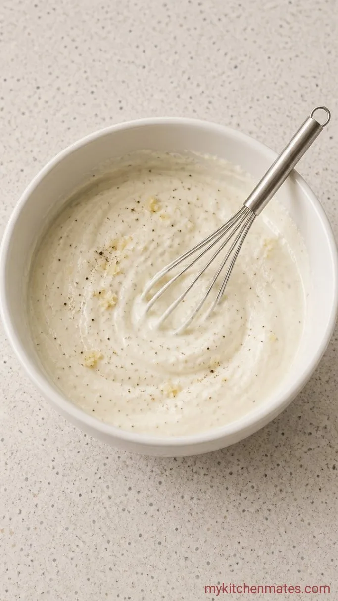 5-Minute Creamy Dill Sauce for Salmon Step 1: Whisk the Base