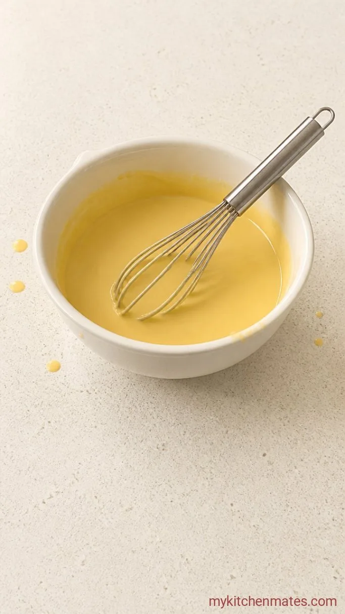 Taiyaki Ice Cream Step 1: Whisk the Batter