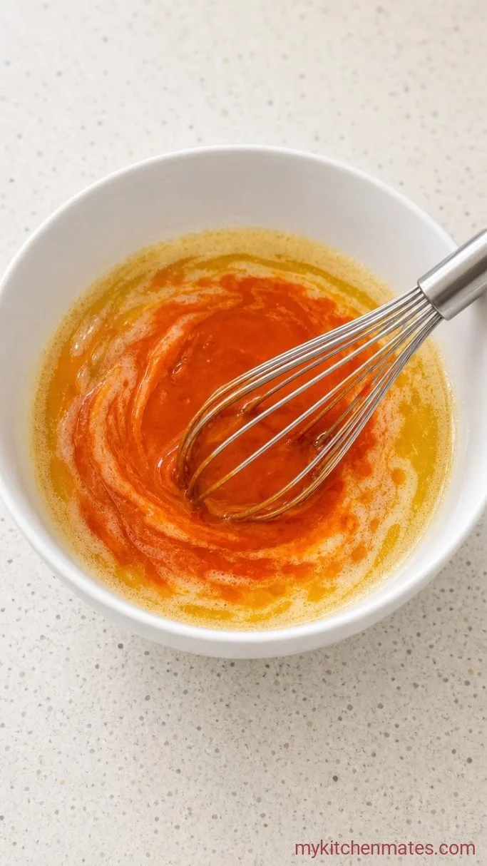 10-Minute Buffalo Tuna Salad Step 1: Whisk the Buffalo Sauce