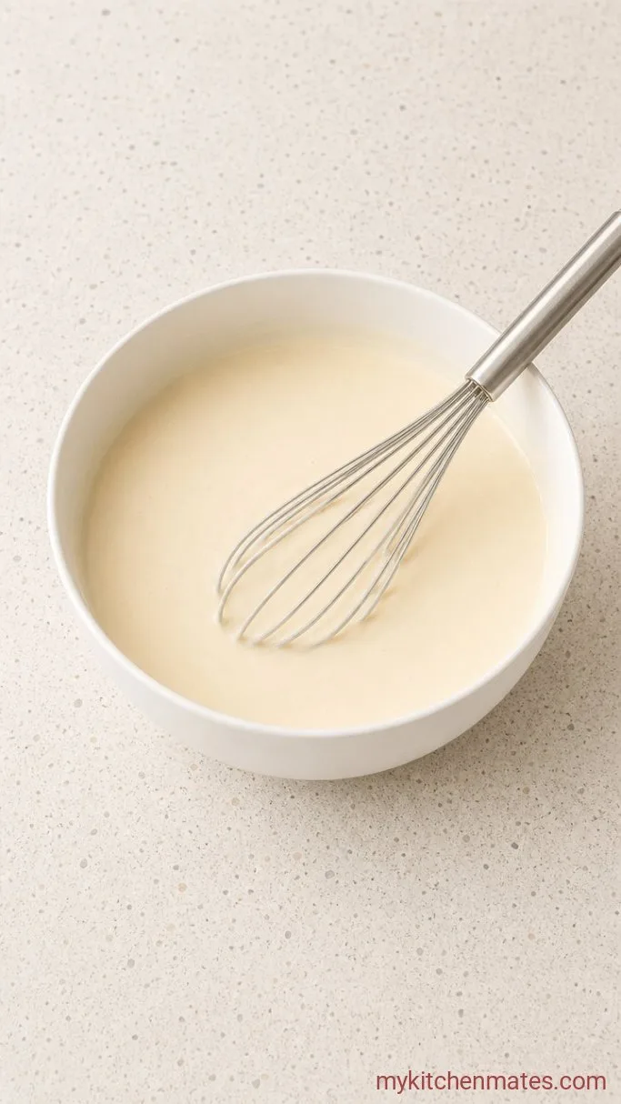 Step 1: Whisk the Cheesecake Base