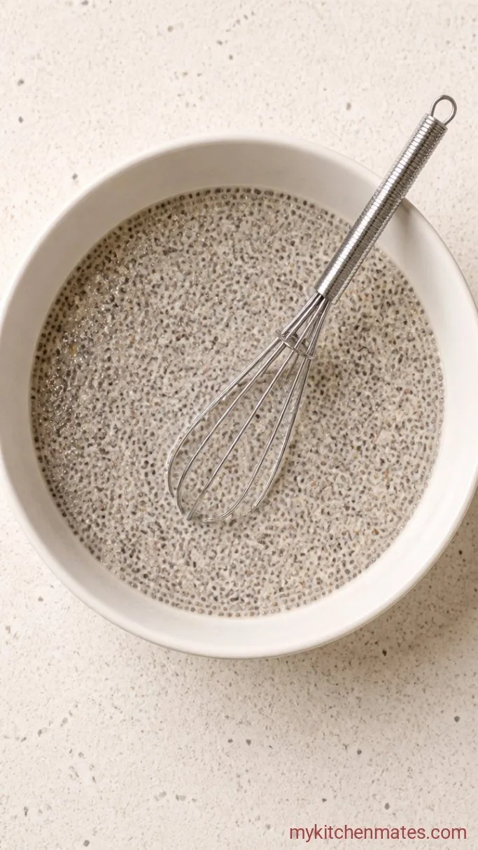 5-Ingredient Peanut Butter Chia Pudding Step 1: Whisk the Chia Base