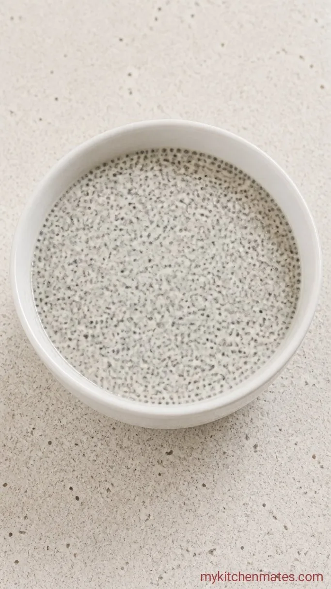 Creamy Overnight Chia Pudding Parfait Step 1: Whisk the Chia Pudding