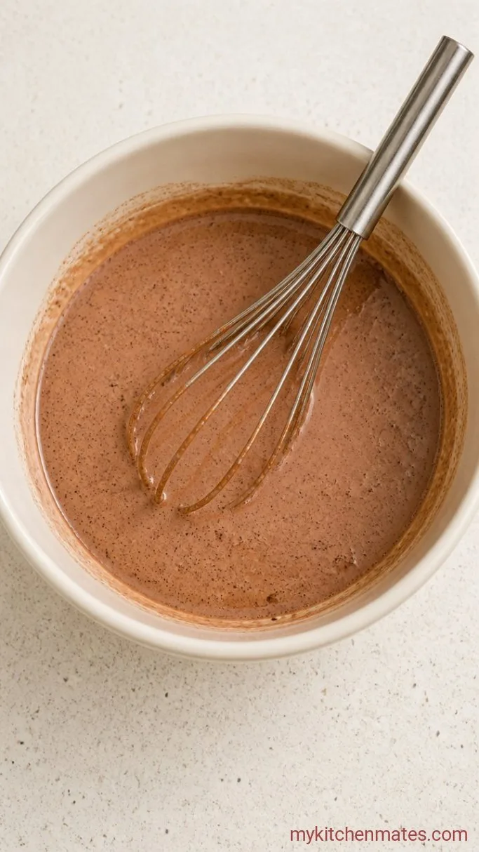 Step 1: Whisk the Chocolate Custard