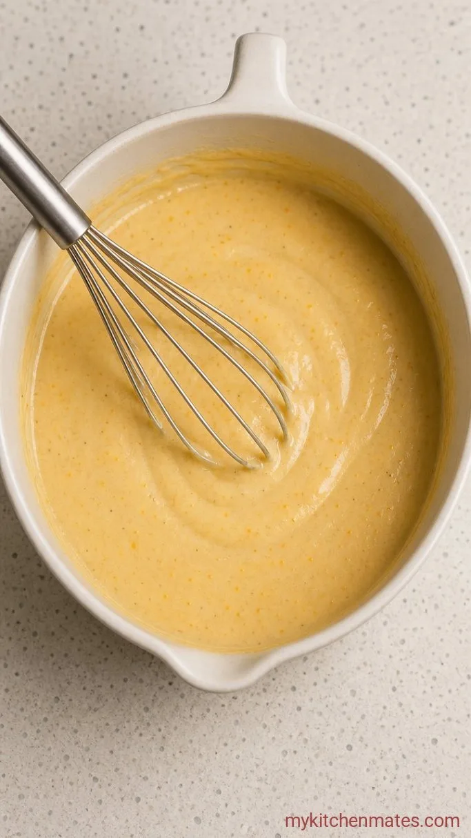Step 1: Whisk the Cream Sauce