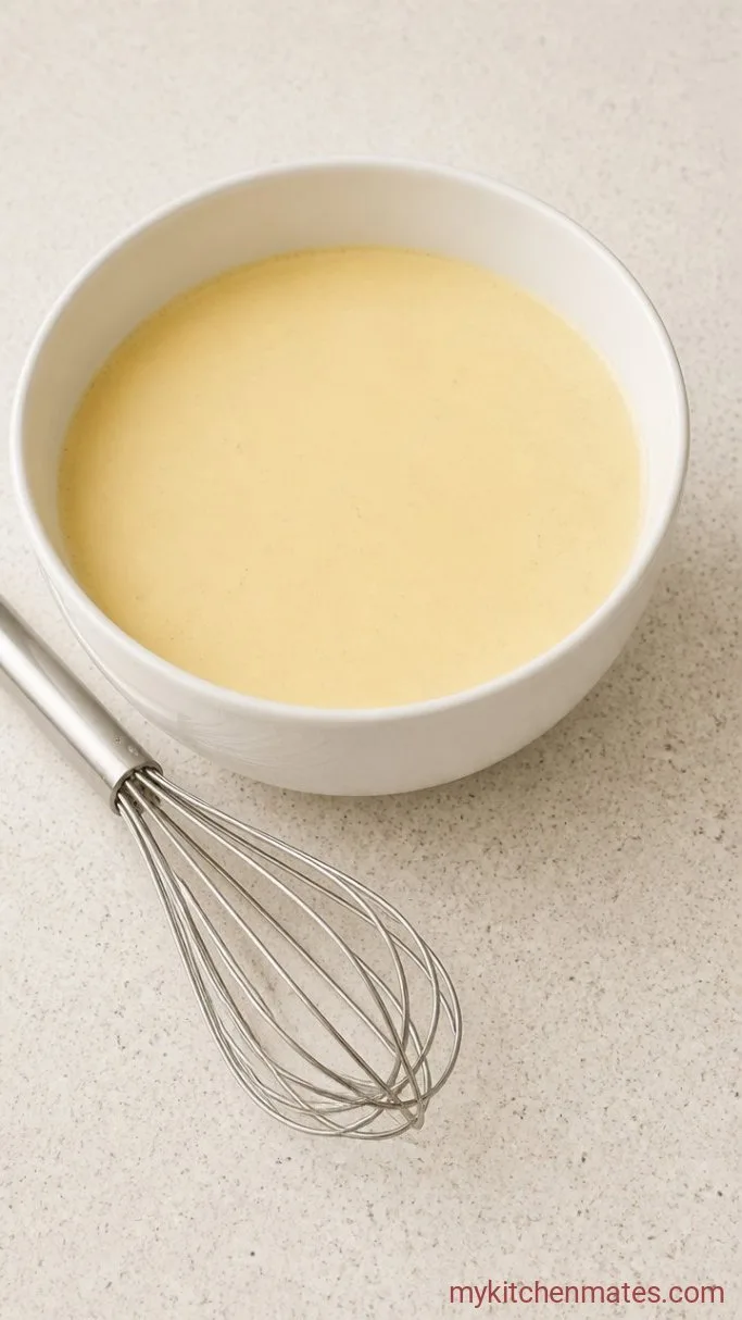 Step 1: Whisk the Custard