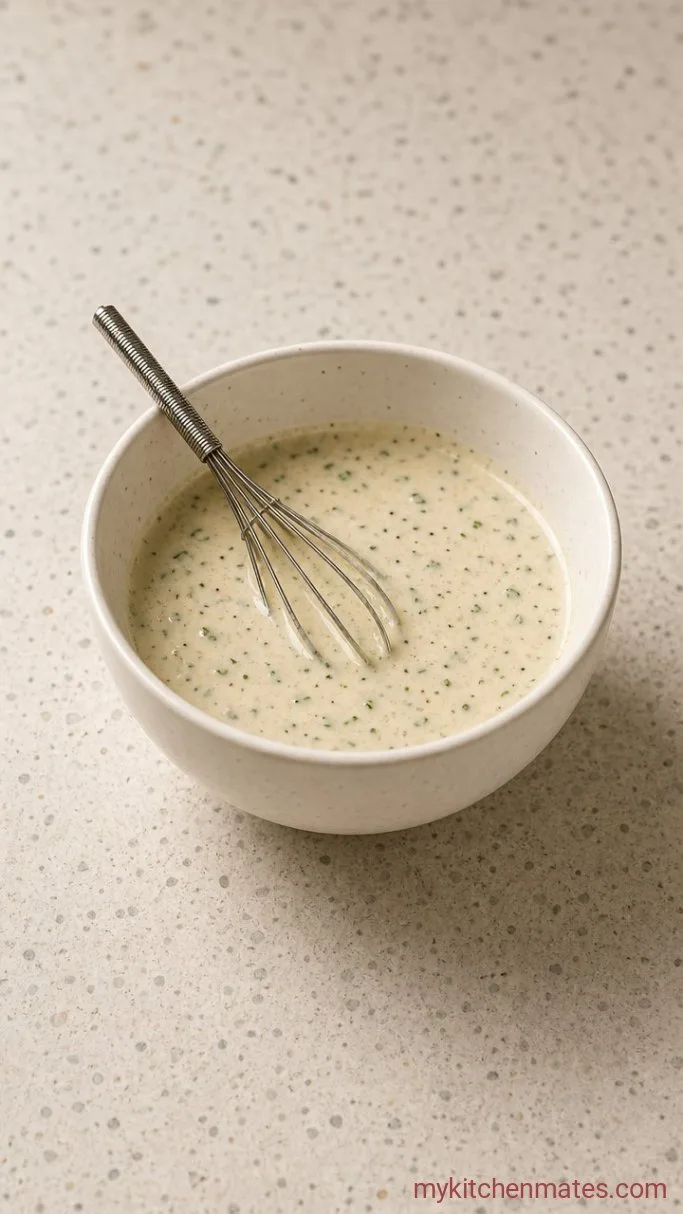 Step 1: Whisk the Dressing