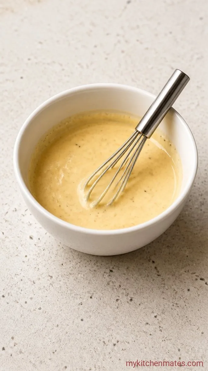 Creamy High Protein Chicken Salad (No Mayo) Step 1: Whisk the Dressing