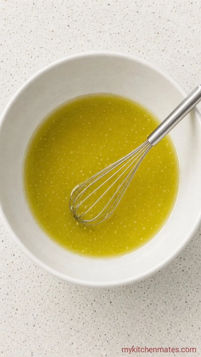 10-Minute Avocado Mango Salad Step 1: Whisk the Dressing