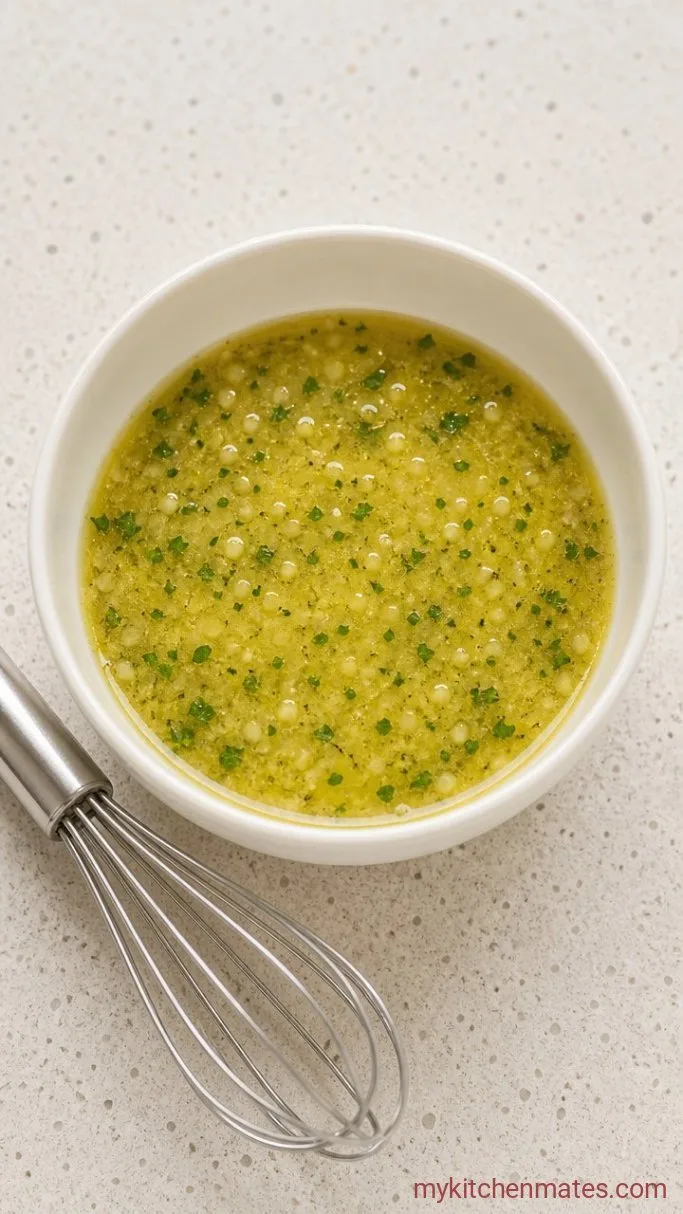 Quick 20-Minute Lemon Orzo Pasta Salad Step 1: Whisk the Dressing