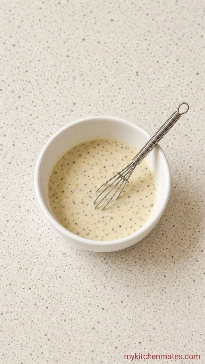 Step 1: Whisk the Dressing