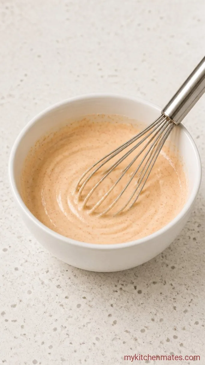 No-Cook Chili Cheese Frito Corn Salad Step 1: Whisk the Dressing