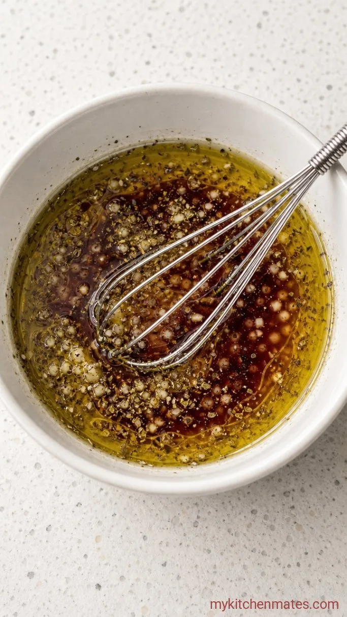 15-Minute Italian Bean Salad with Zesty Dressing Step 1: Whisk the Dressing